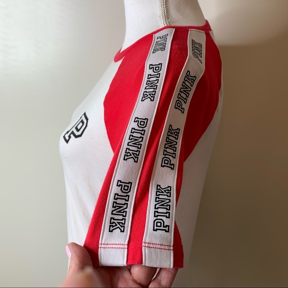 PINK VICTORIA’S SECRET SHORT SLEEVE TEE - Picture 4 of 11